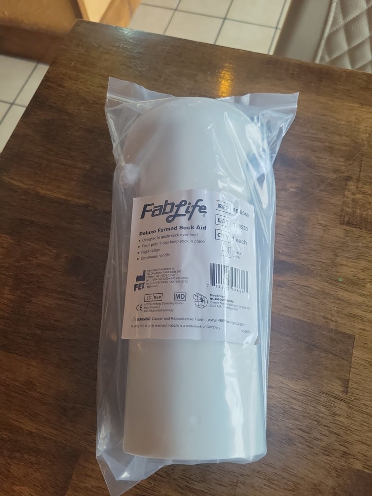 FabLife „Deluxe Formed Sock Aid“, Continuous Handle, New + Instruction Sheet 3a