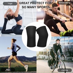 Knee Brace 2 Pack Knee Pads, 1 Pair Knee Braces Compression Sleeves For Women…