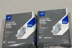 Medline Contour Plus Bladder Pads Maximum Performance 28ct – NEW. 2 Packs