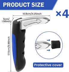 4Pack Car Support Handle Assist, 3 in 1 Emergency Tool, Auto Cane Car Grab Handl