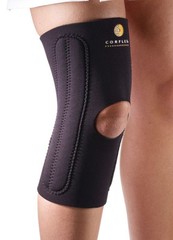 Corflex Cooltex Knee Sleeve w/Stays Open Pat NEW in Box