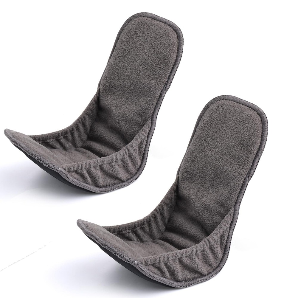 Lictin Reusable Incontinence Pads for Men, 2 Packs Pad Medium, Dark Grey