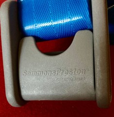 SAMMONS PRESTON Quick Clean Gait Belt BLUE Polyethylene 60″ long Secure Buckle