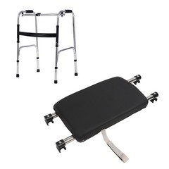 Folding Walker Attachable Seat Walker Accessories for Handicapped Seniors v1