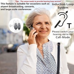 JINGHAO Digital Hearing Amplifier Noise Reduction,Charging Case,Chargeable