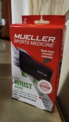 Mueller Fitted Wrist Brace Left Hand One Size Fits Most Maximum Support 1S