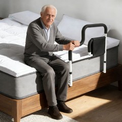 100kg/220.46lb Bedside Handrail Bed Safety Handrail Bed Rails For Elderly Adults