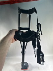 iWALK iWALK 2.0 Hands-Free Crutch Adjustable Height Adult Black/Red