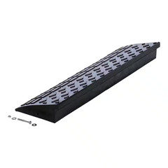 34.875 In. Wide Heavy Duty Rectangular Rubber Ramp