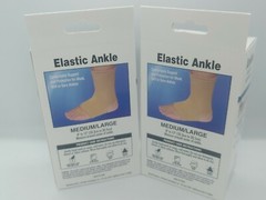 2 Pack Flex Aid Elastic Ankle Support Medium/Large 8″-12″ Brace NEW