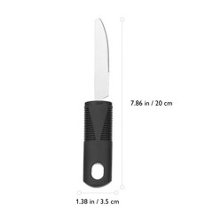 Adaptive Utensils 4 Piece Set Weighted Hand Tremors Elderly Stainless Steel