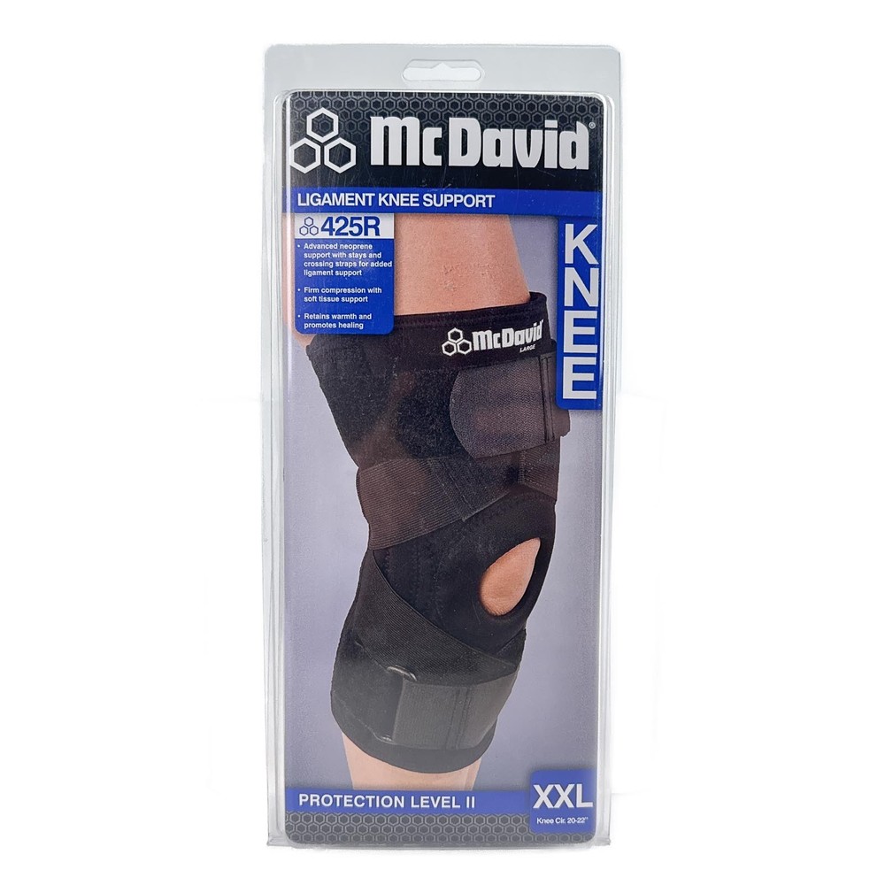 McDavid Knee Support With Cross Straps-425R Adult/ Size XX-Large