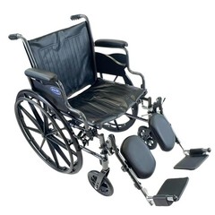 Invacare Essentials Tracer SX3 Wheelchair, 18in Seat, Elevating Legrests, Adult