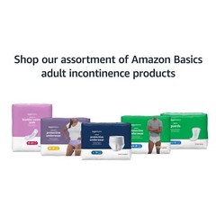 Amazon Basics Incontinence Guards for Men Maximum Absorbency 104 Count 2 Pack