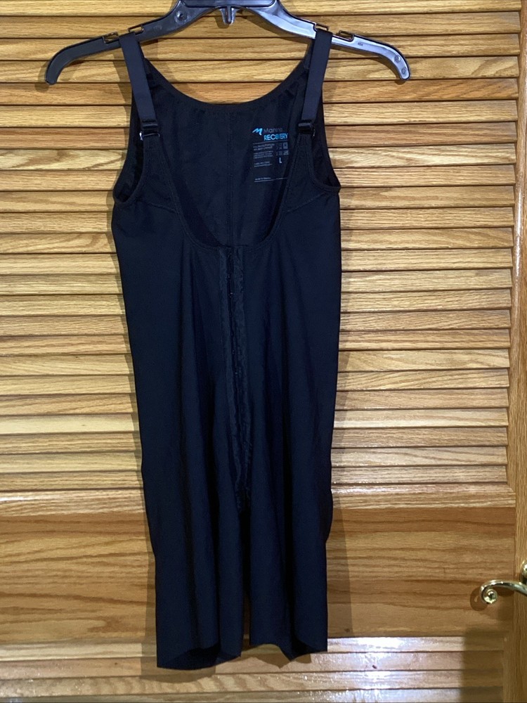 Marena Recovery Women’s Size Large Black Short One Piece Girdle CW-614