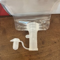 HOLLISTER 18013 2-Piece Drainable Pouch w/ Soft Tap ultra clear 2 1/4”