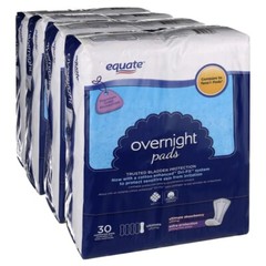 Equate Women’s Overnight Ultimate-Extra Coverage Incontinence Pads