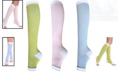 3 Pairs Open Toe Compression Socks 15-20mmHg – Comfortable Support for All