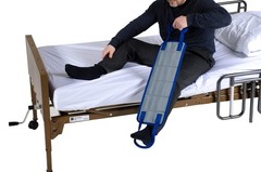 Patient Aid Transfer Sling – Moving Assist Hoist Gait Belt Medium, Blue-grey