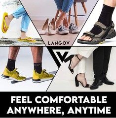 Nano Socks, Neuropathy Socks (Pair) for Women & Men, Ankle Support Brace S-XL
