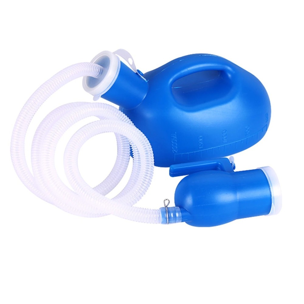 Urinal Bottle Male Urinals Portable Urine Bottle with Screw Lid 2000 ml with 1.6