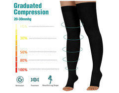 Thigh High 20-30mmHg Medical Compression Stockings Socks Mens and Women’s S-4XL