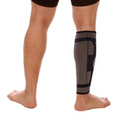 Copper Calf Support Brace Shin Splint Compression Sleeve Leg Wrap Pain Men Women