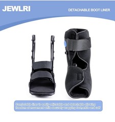 Jewlri Walking Boot, Short Air Walker Fracture Boot Support for Broken Foot