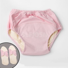 Cotton Incontinence Cloth Diaper Pants urine Leak-Proof for Women High Waisted