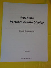 Freedom Scientific PAC Mate Omni QX420 – Braille Display PM20 + QX400 PC