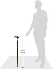 Adjustable Folding Cane with Ergonomic Handle, Lightweight, Sturdy and Support u