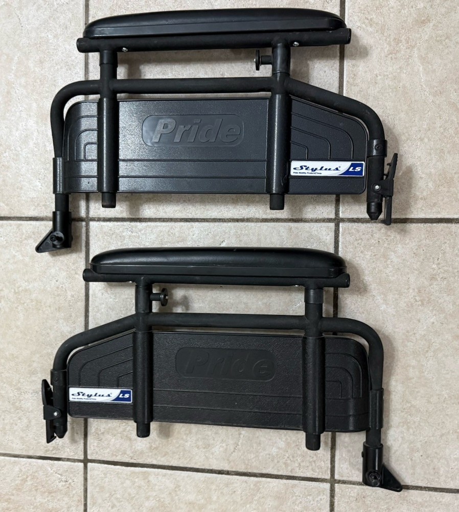Pride Mobility Stylus LS Manuel Wheelchair Arrests Flip up, Adjustable