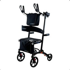UPWalker Journey UpWalker H200 Premium Lite 4-Wheel Foldable Seat, Black