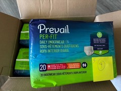 Prevail Per-Fit Adult Unisex Underwear-Medium – 4Bags Of 20 (80 Ct)(III)
