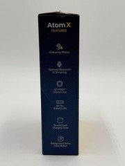 Audien Hearing Aids ATOM X – OTC Rechargeable w/ Touchscreen Case- Bluetooth UV