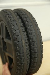 PAIR FLAT-FREE Drive Wheels Tires for Jazzy EVO 613 Power Chairs DGN2005417