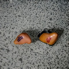 Widex In-The-Ear DIVA (ITE) Hearing Aid Shells R/L 2pc Beige Acrylic