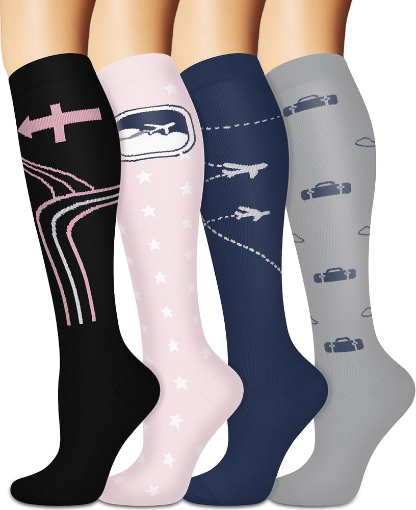 Sooverki Compression Socks for Women and Men Circulation (3/4 Pairs) Is Best Sup