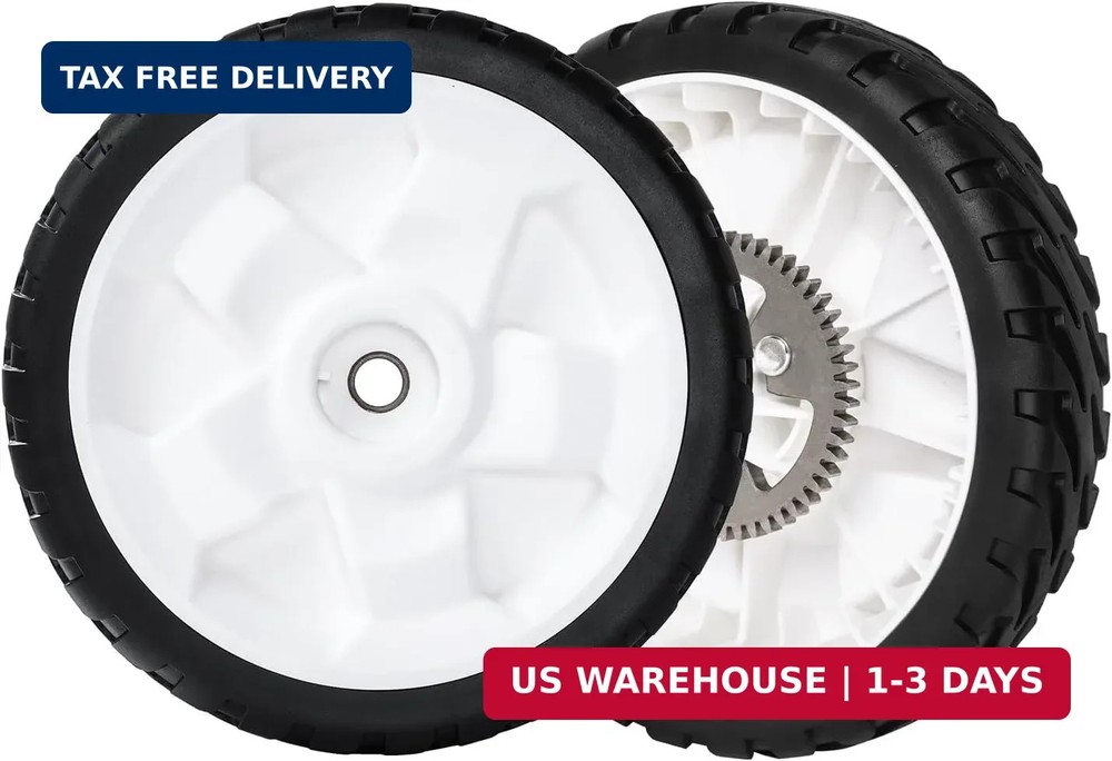 137-4835 8 inch Rear Drive Wheels 119-3822 Mower Wheels (52 Teeth) Fit for 22 in