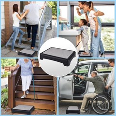 Step Stool 450lbs Capacity Non-Slip Portable for Adults & Seniors