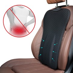 Back Cushion Lumbar Support Cushion Pillow/Car Seat Back Cushion Pain Relief US