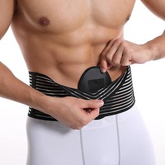 Umbilical Hernia Belt for Men and Women Compression Abdominal Support Binder