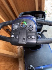 Pride Mobility Products Corp. SC610 Victory 10 3-Wheeled Scooter – Blue