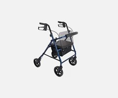 Carex Classics Rollator Walker, Foldable with Seat, FGA33577