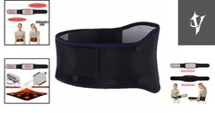Self-Heating Magnetic Therapy Lumbar Brace – Adjustable XL Fit for Comfort