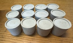 12 PACK – 1-1/4″ Heavy Rubber Cane Tip Crutch Walking Stick Furniture Chair Leg