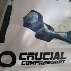 Crucial Compression Unisex Elbow Brace Compression 1 Pair Beige Size Medium NEW