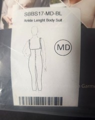 Sonobello Isavela Ankle Length Body Suit NWT Size Med SBBS 17 MD BL