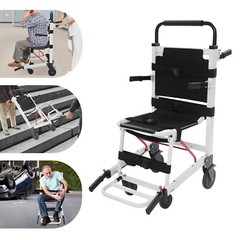 EMS Mobility Transport Chair w/6″ Wheels – No Assembly, 400lbs Aircraft Aluminum