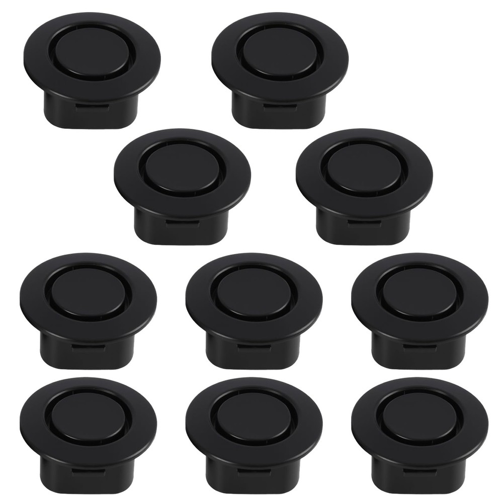 10 Pcs Car Bumper Hole Plugs, 22mm Universal Parking Sensor Delete Caps, Nylon
